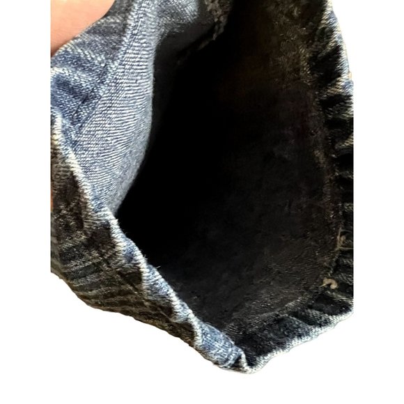 1980s Vintage Bon Jour Denim Pleated Front PinStripe Jeans - Picture 8 of 15